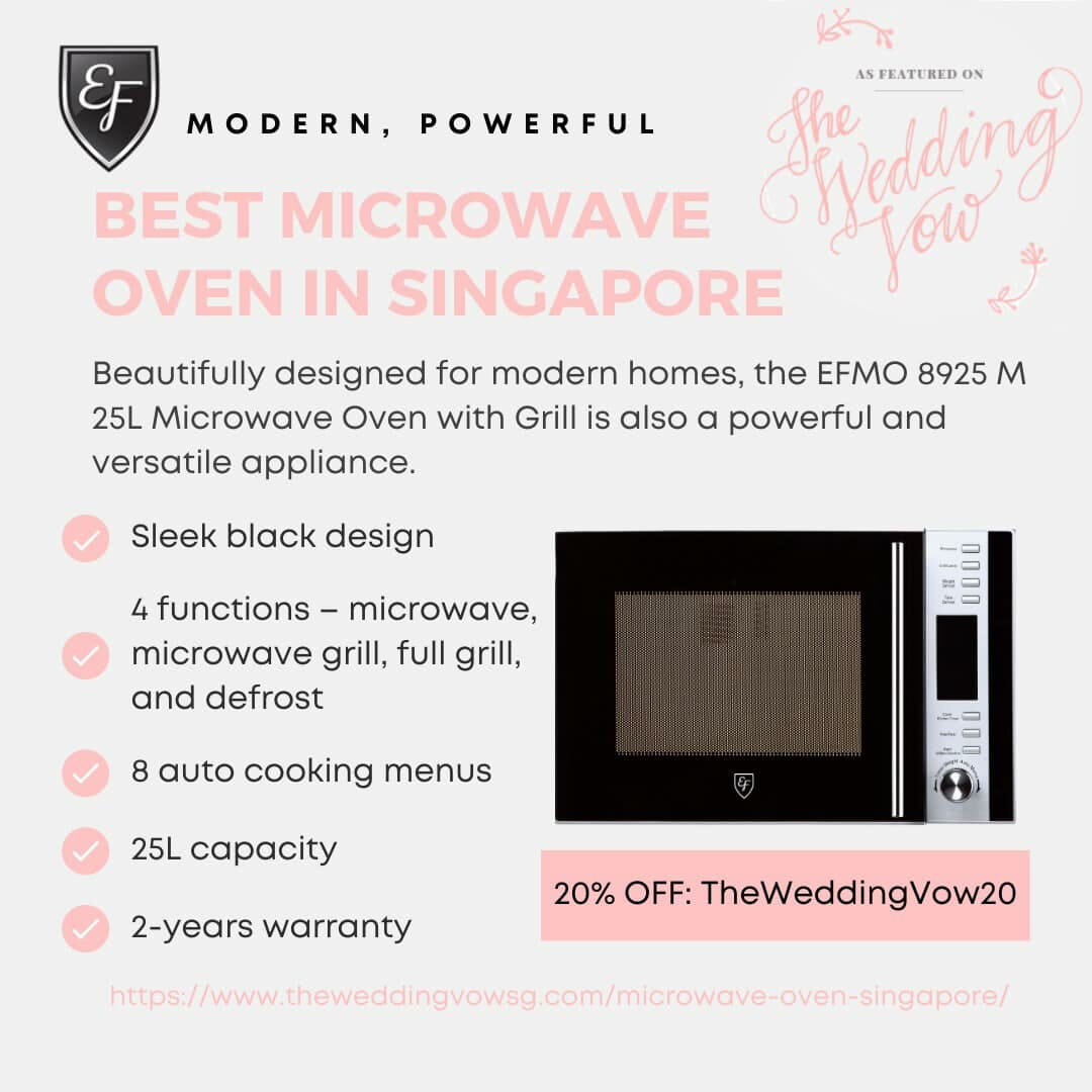 [20% OFF] Best Microwave Oven in Singapore: EFMO 8925 M 25L Freestanding Microwave Oven with Grill